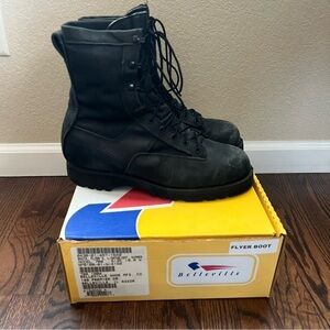 Belleville Flyer Combat Boots 700 Men Sz 10 W Black Lightweight Summer Gore-Tex
